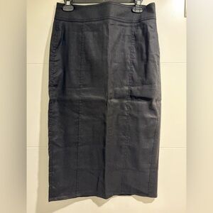 J Crew Linen Pencil Skirt